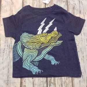 Boys blue dinosaur t shirt. NWT size 12/18m
